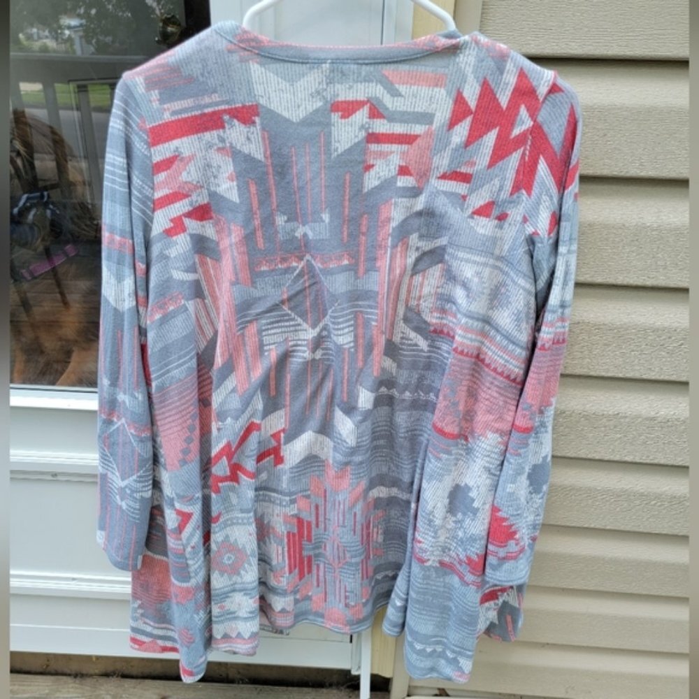 LuLaRoe Women's Caroline Aztec Cardigan - Small